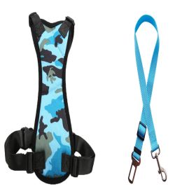 Car Seat Belts For Pets (Option: Blue-S)