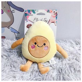 Pet Sound Plush Toy Avocado Series Molar (Option: Short toys)